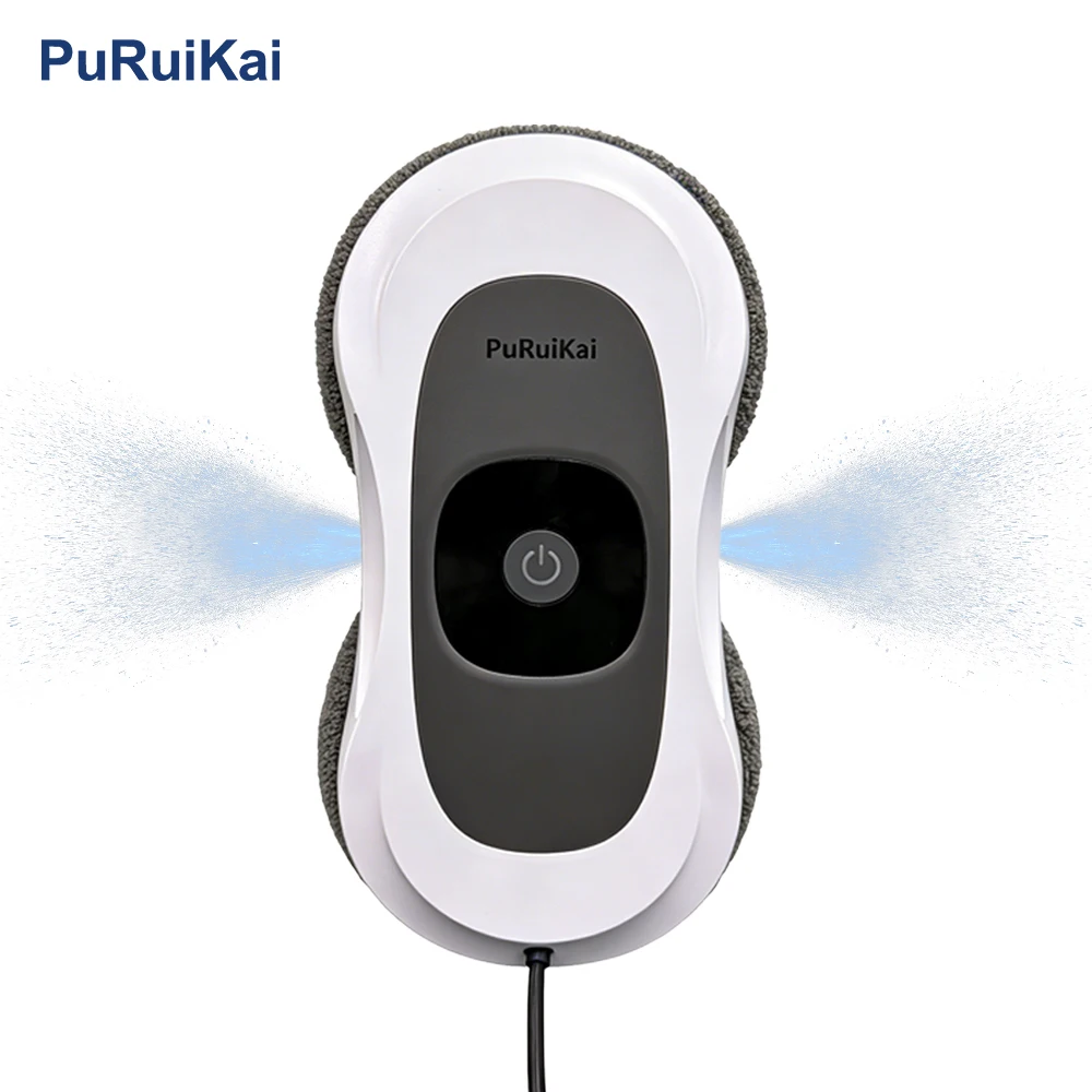 New Smart Automatic Window Cleaning Robot,Equipped with High-efficiency Brushless Motor Dual Water Spray Nozzles,for Home Glass