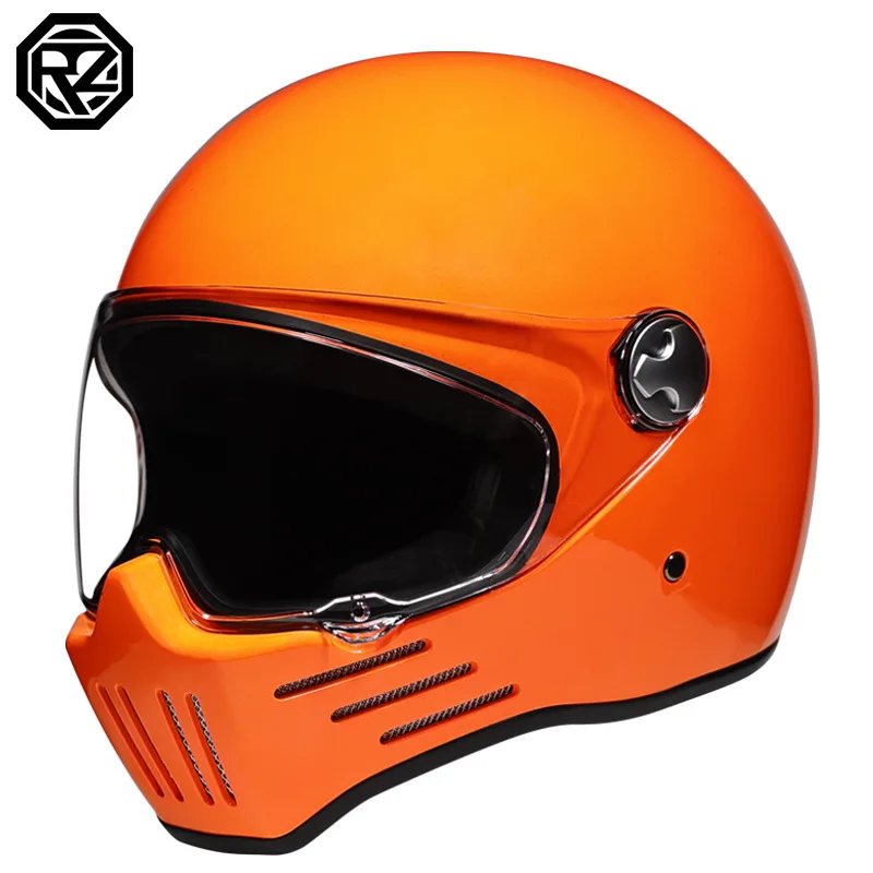 

Motorcycle Full Face Helmet Vintage Chopper Retro Helmet Capacete De Motocicleta Modular Helmet DOT Approval Casco Moto
