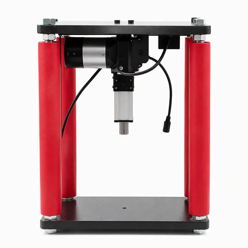 Mini Electric Silent Hydraulic Press Machine Universal Desktop 6000N Force Compact Power Tool for Jewelry Repair DIY Craft