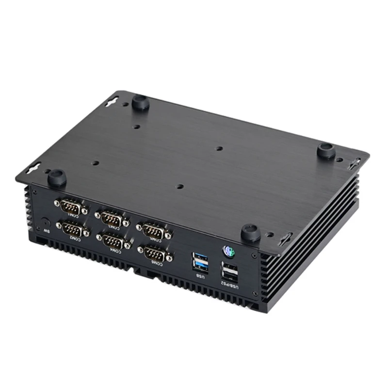 Partaker I11 Fanless Industrial Core i3 6157U 2 LAN PC 6*COM RS232 RS422 RS485 Mini Gaming Computer HTPC