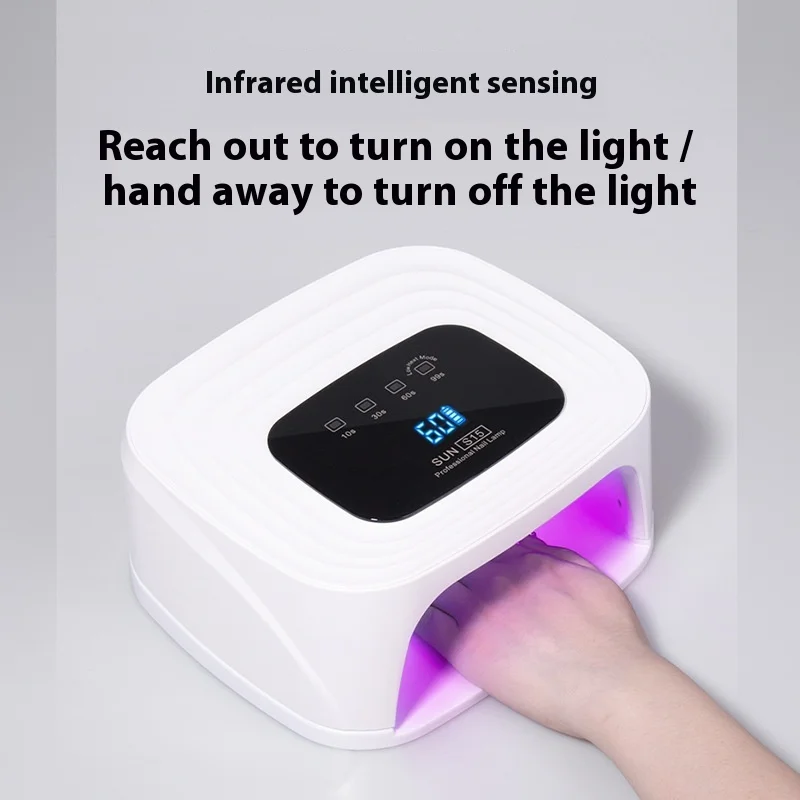 새로운 S15 충전식 네일 램프 레드 라이트 속건 네일 폴리쉬 베이킹 램프 무선 전원 저장 네일 광선 요법 기계