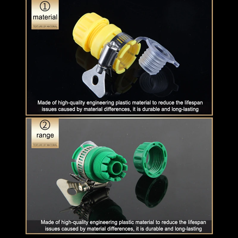 Quick Connect Garden Hose Fittings Water Connector Faucet Adapter Kitchen Mixer Faucet Hose Connector