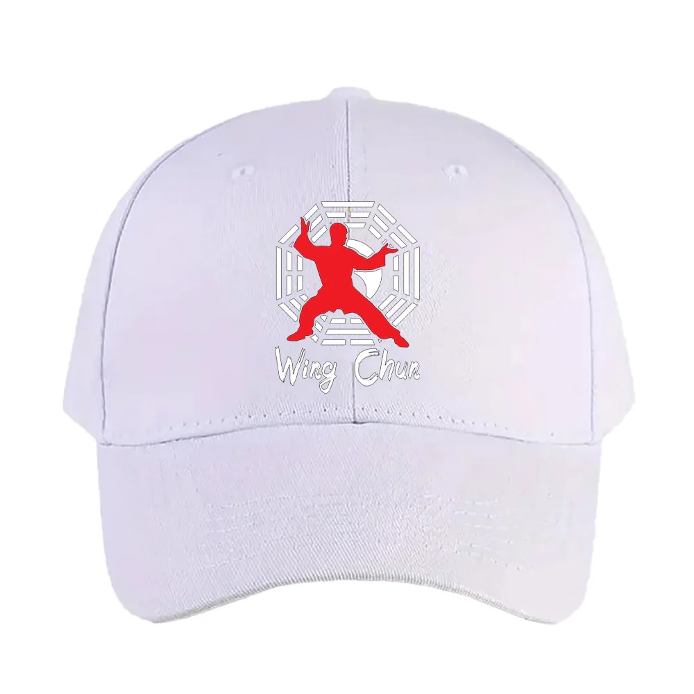 Wing Chun Master Training Summer Woman Man Adult Baseball Cap Adjustable with Curved Brim duckbill cap protection sun hats
