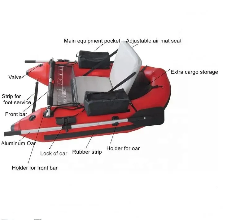 Inflatable Belly Boat For Fishing