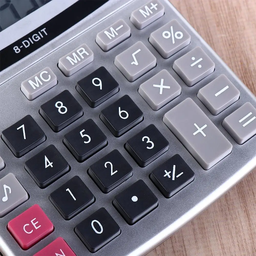 Large Font 8 Digits Display Office Supplies KK-800A Arithmetic Calculating Machine Electronic Calculator Calculator Calculadora