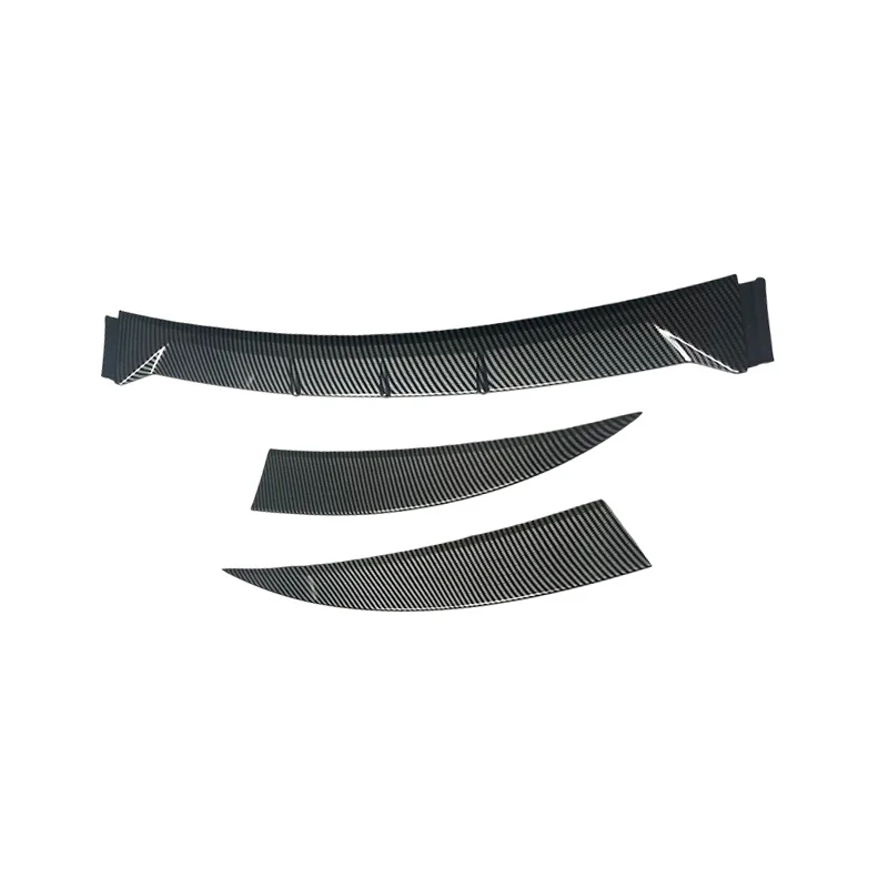 Fit For Tesla Model 3 Y Accessories Spoiler Car Rear Trunk Tail Wing ABS Carbon Fiber Glossy Black Exterior Modification