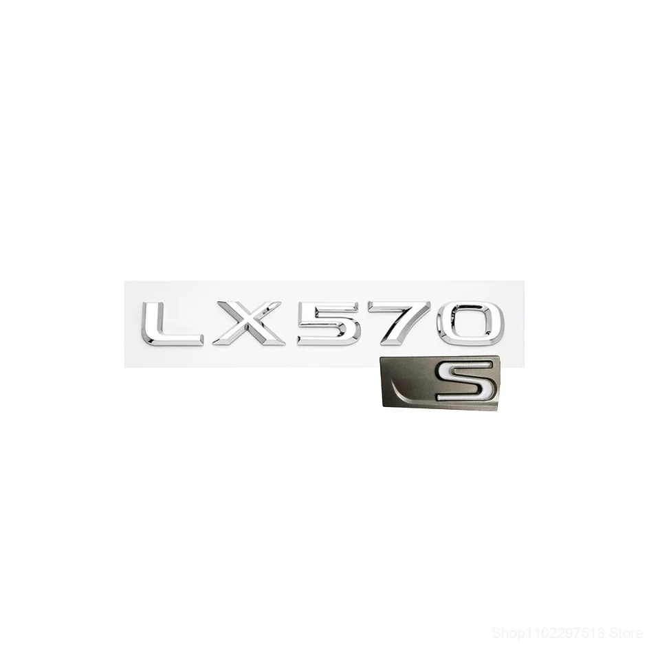 Для Lexus LX570 S аксессуары 2008-2019 задний багажник автомобиля специальная эмблема значок наклейка письмо задняя