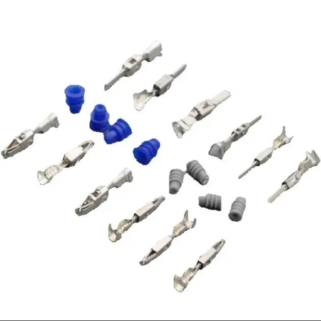 

shhworldsea 100 шт. автомобильные сращивания проволочная клемма обжимная клемма 964286-1 964274-2 964296-1 963 сплошная заглушка силиконовая оболочка, уплотнительные колпачки