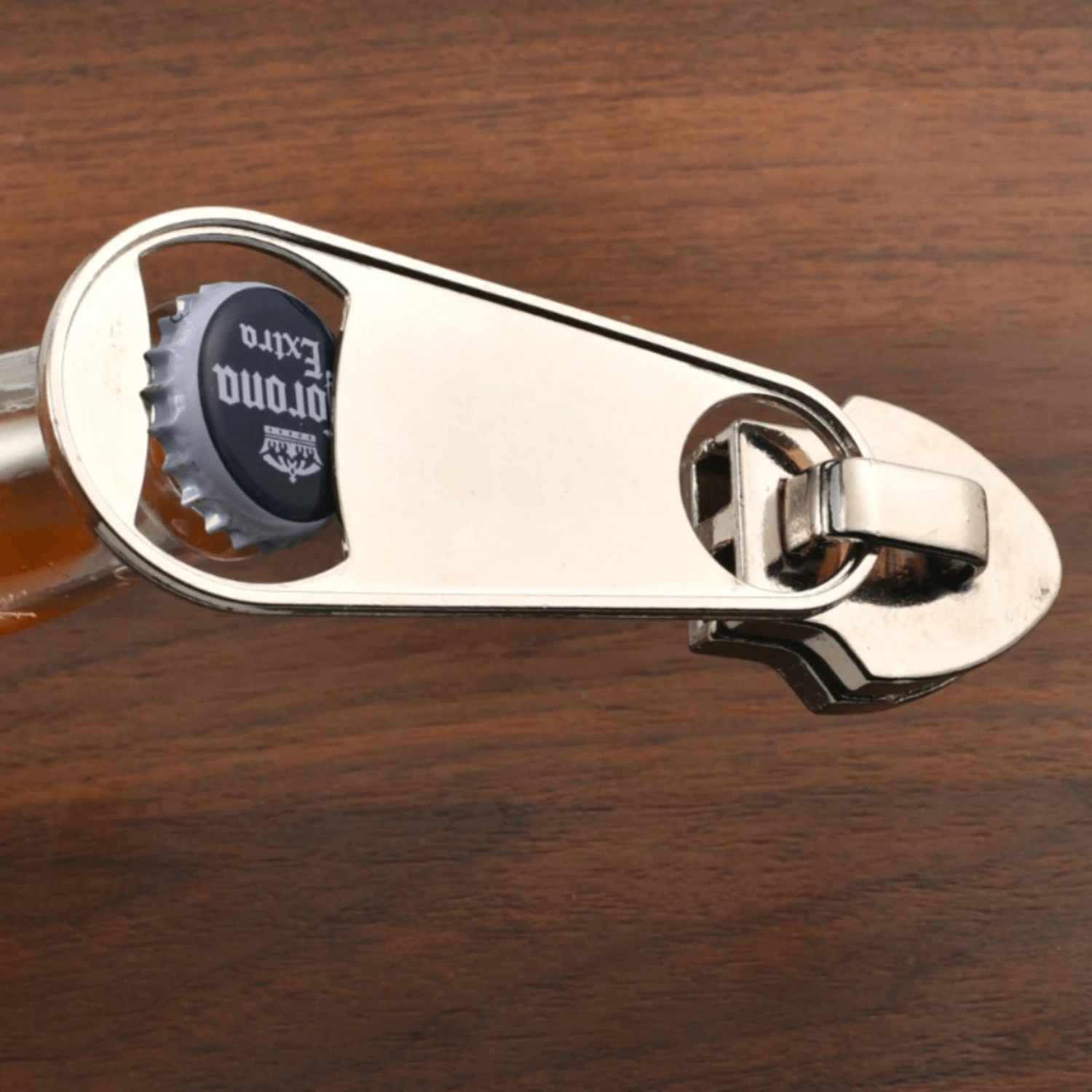 Unique Zipper-Shaped Beer Bottle Opener - Portable,  Zinc Alloy For  & Party Use