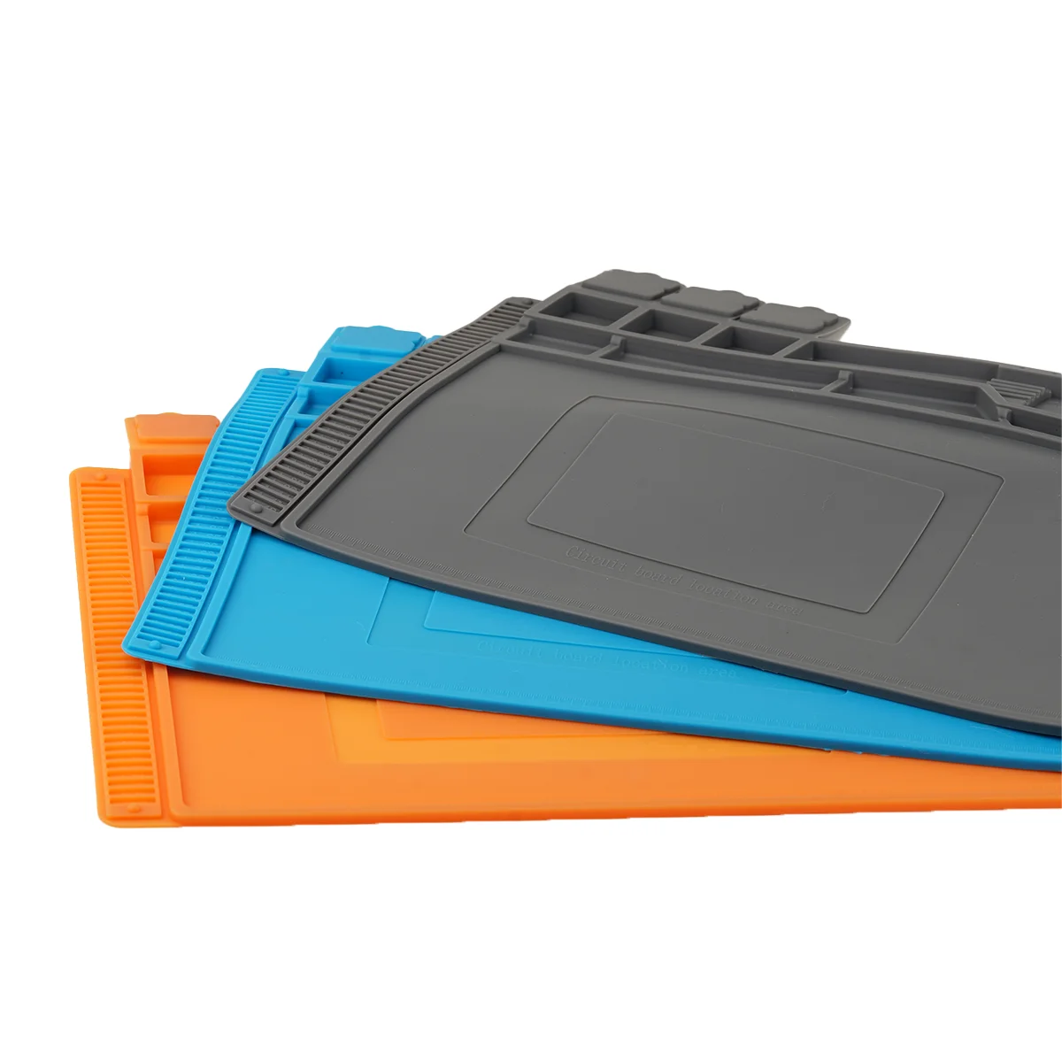 OQEVA Non-Slip Insulation Silicone Repair Mat Heat Resistant Magnetic Screw Organizer Tray for Electronics Phone & Laptop Repair
