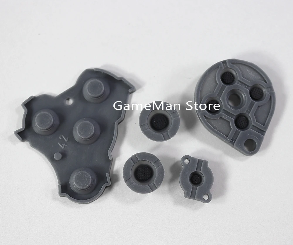 1set di alta qualità per Nintendo GameCube NGC Controller sostituzioni di pulsanti in Silicone in gomma conduttiva