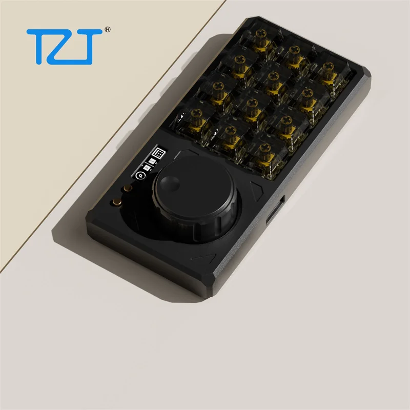 

TZT ForcePad 12-Key Small Keyboard Wired Keyboard (with Kailh BOX White Tactile Switch and White/Black Shell)