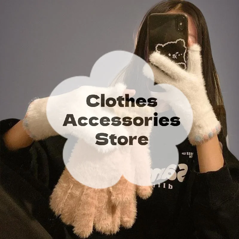 قفازات لطيفة مفتوحة الأصابع تعمل باللمس من القطيفة بخمسة أصابع للنساء في الشتاء، مخملية دافئة وسميكة لطلاب ركوب الدراجات #1