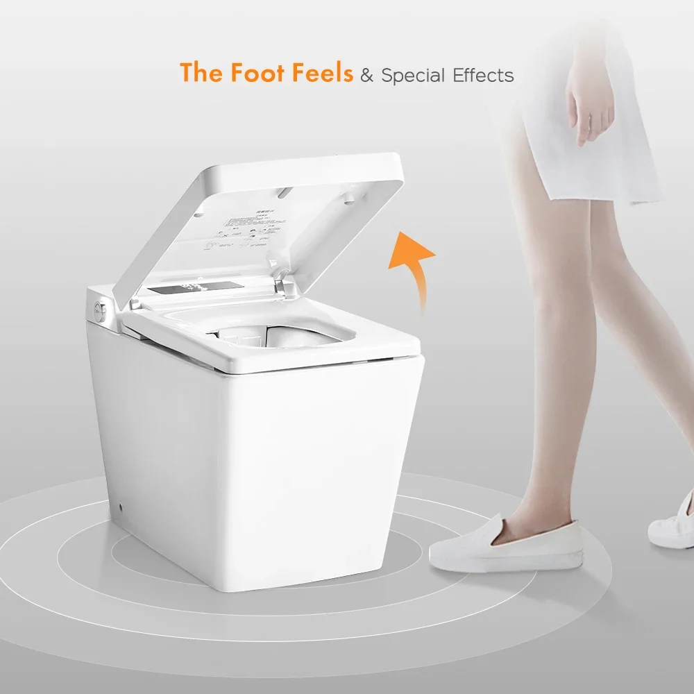 Modern High-end Automatic Bathroom Sanitary Wares Floor Intelligent Toilet Smart toilets