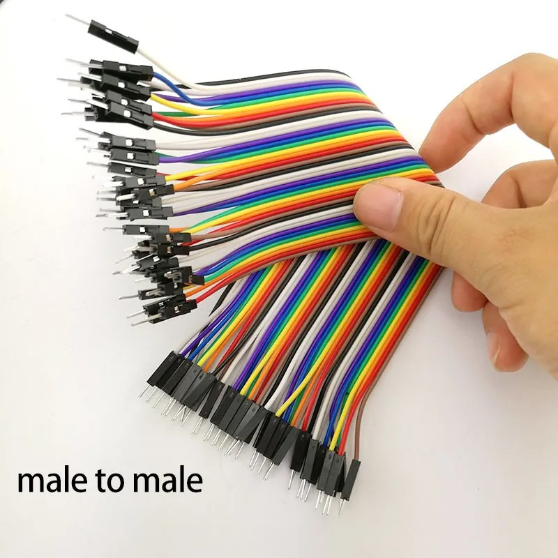 10CM 20CM 30CM 40PIN Jumper Wire Male to Male Pin Connecting Line Set Eclectic Cable for PBC Breadboard DIY Kit C1