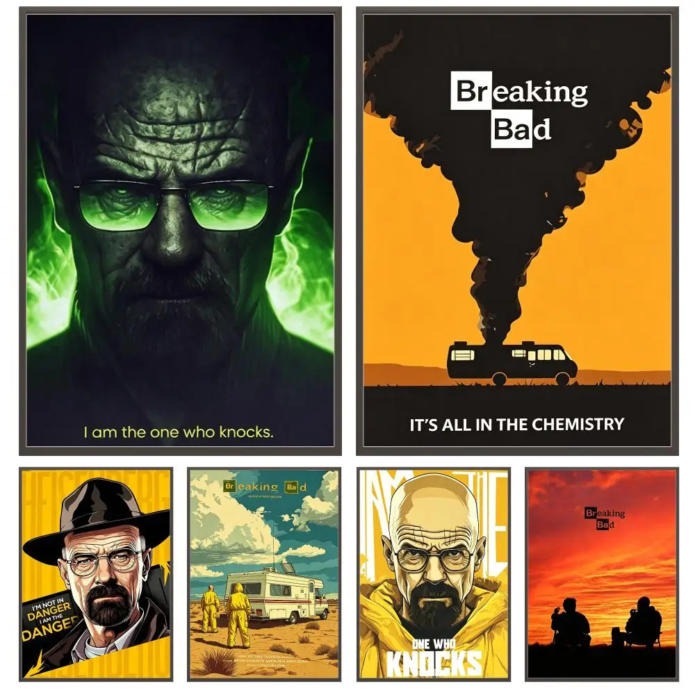 series Breaking Bad Poster Poster HD Waterproof Self Adhesive Wall Art Print Decor for Bedroom Living Room Gift