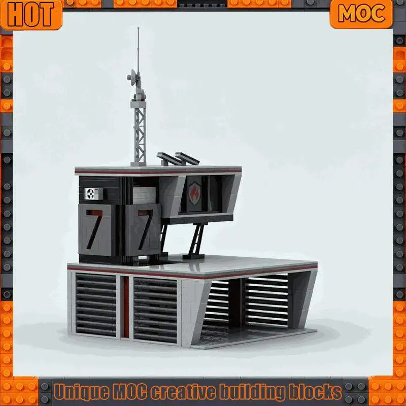 NEW 1948PCS City Fire Station No 7 Modular Building Model MOC Building Blocks Custom Puzzle DIY Assembly Toy Display Gifts Set