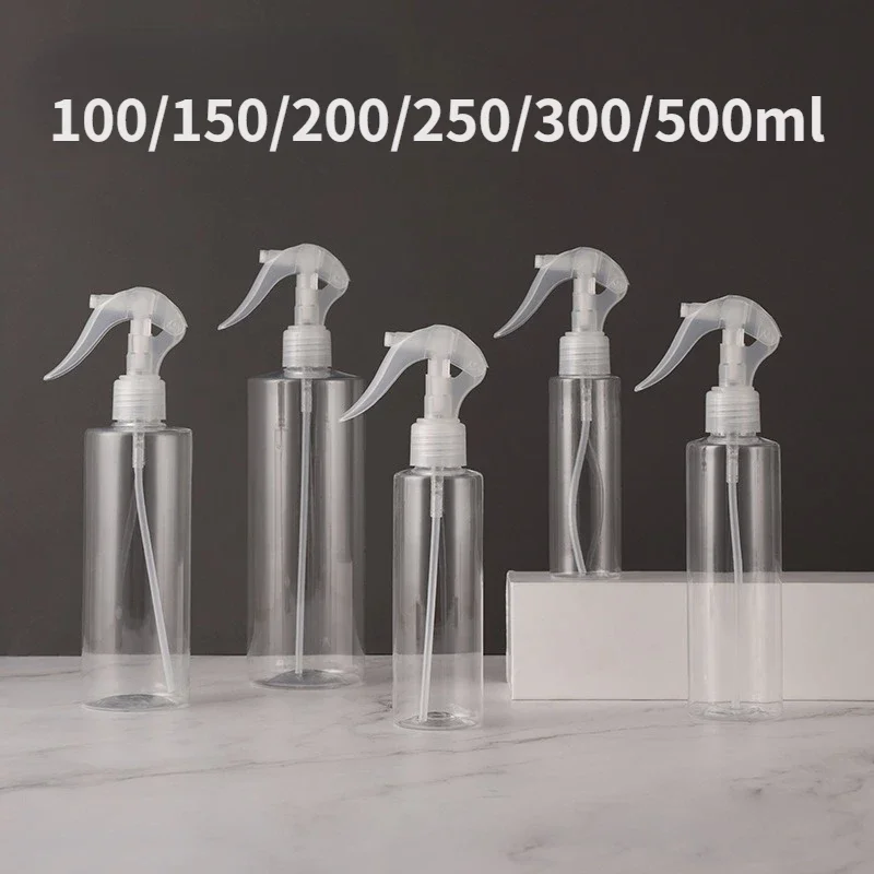 100/200/250/300/500ml Plastic Cleaning Hand Trigger Spray Bottle Empty Garden Water Sprayer Vaporizer Moisturizer Bottle