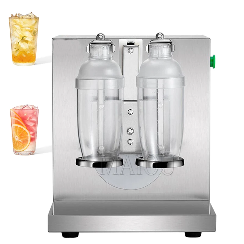 

Milk Shake Machine 300-1000ML Commercial Auto Double Cups Milkshaker Stainless Steel Shaking Maker Bubble Boba Tea Drink Mixer