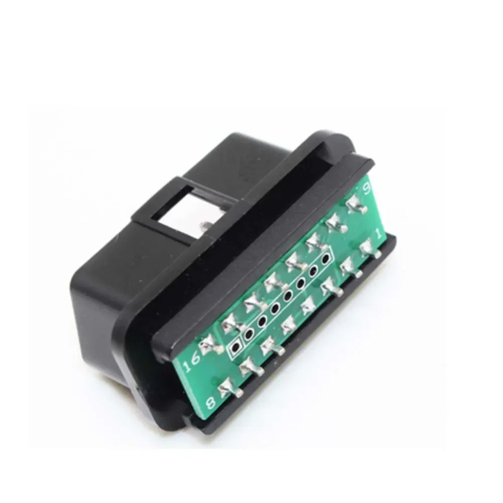 

Для автомобиля грузовик диагностический интерфейс вилка автомобильный OBD2 16-контактный разъем OBDII 16Pin J1962M 12 В 24 В никелированный адаптер