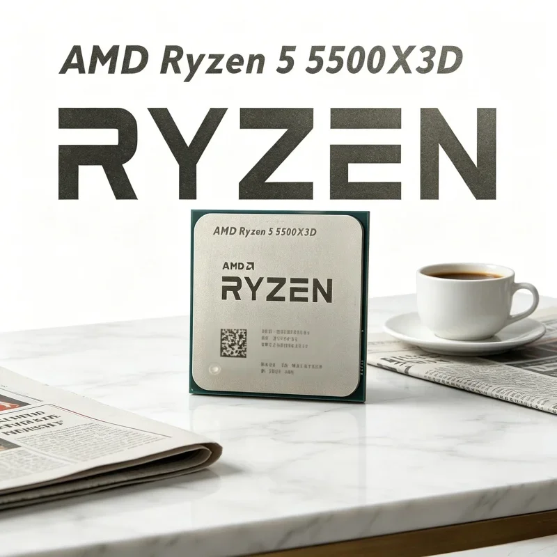

AMD Ryzen 5 5500X3D Desktop Processor 6 Core 12 Thread 4.0GHz 105W AM4 CPU With 3D V-Cache Tech For PC DIY Gaming Assembly