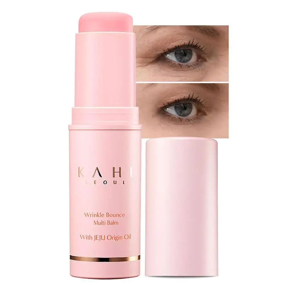 KAHI Wrinkle Bounce Multi Balm Nourishing Hydrating Solid Face Balm Portable Wrinkle Bounce Skin Care Stick Cosmetic 1/2/3/5/10