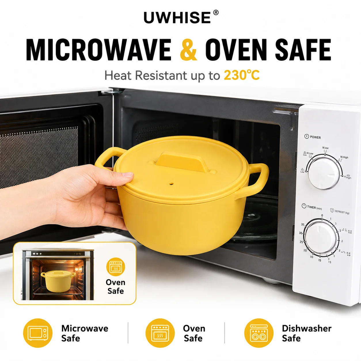Uwhise Silicone Lunch Box Micr - Meal Prep Noodles 评论和价格