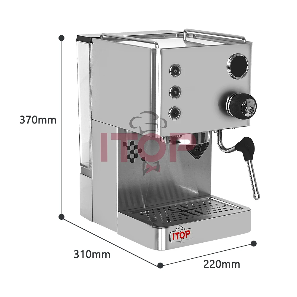 ITOP 3007I Espresso Coffee Maker Pre-infusion Automatic Coffee Machine with PID Control Adjustable Extraction Time 10-30s