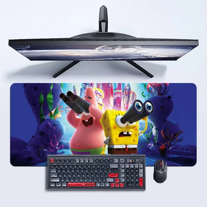 Cartoon Large Anti-skid and Dirt Resistant Anime Game E-sports Office Keyboard Pad Cartoon Desk  Mousepad Essential for Gamers