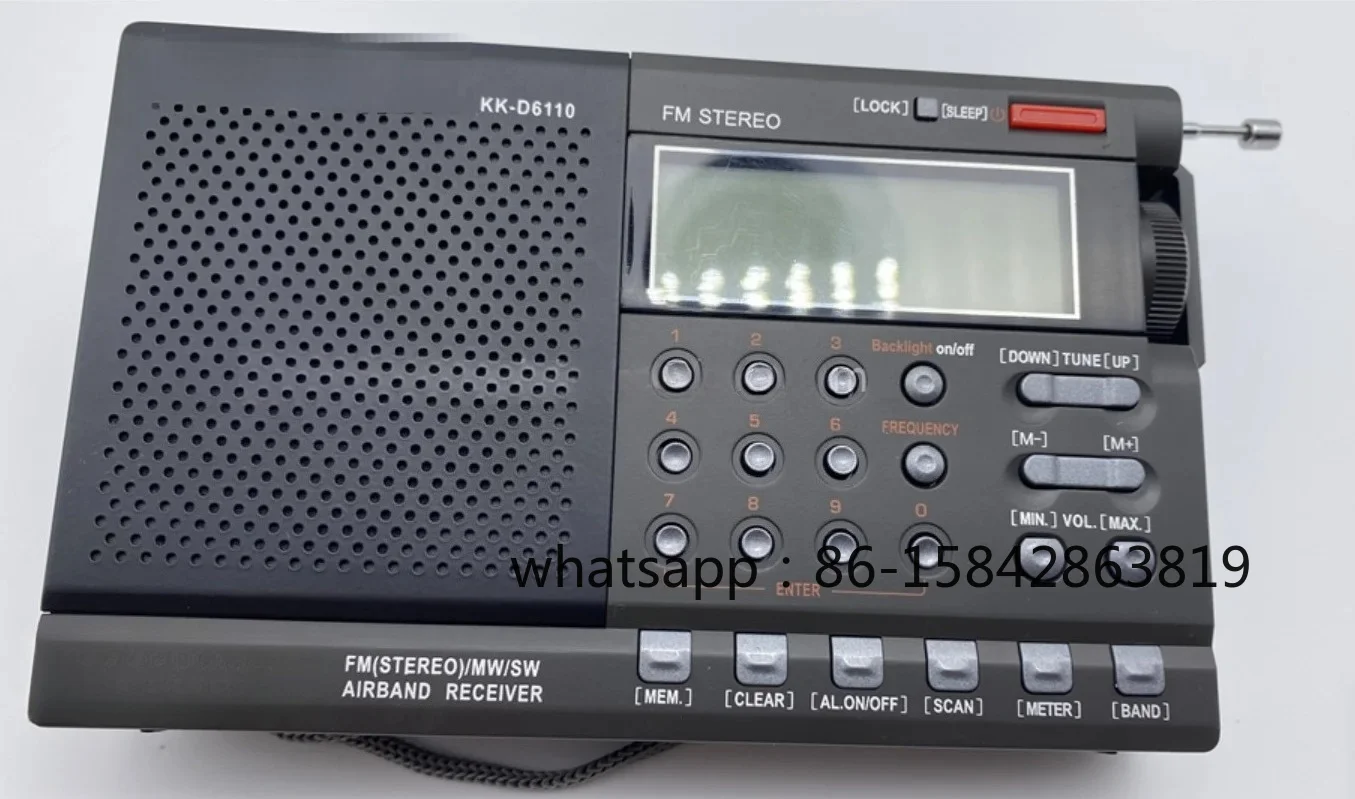 Export To Europe and America Version of Radio, Portable Full Band Radio FMSW Aviation Band High Sensitivity FM