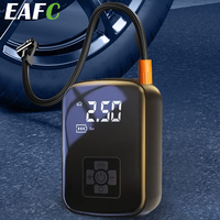 EAFC 150PSI Motorcycle Air Pump Portable Car Compressor Tire Inflator for Motorcycle Bicycle Inflatable Balls Digital Display