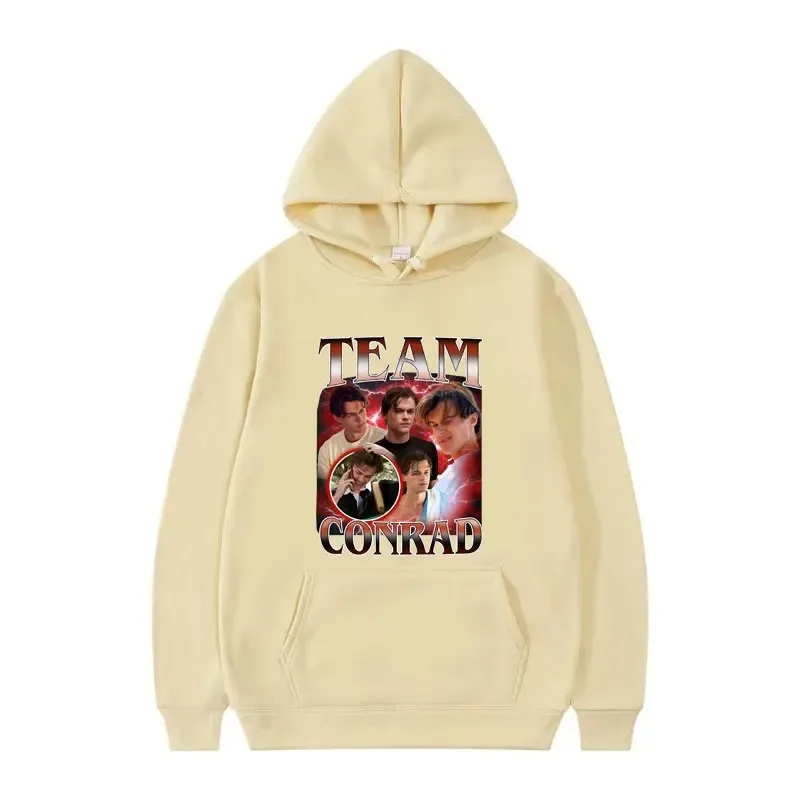 الرجال النساء عادية فضفاض المتضخم هوديس الصيف تحولت جميلة الموسم 3 فريق كونراد البلوزات الملونة الإناث الذكور الملابس