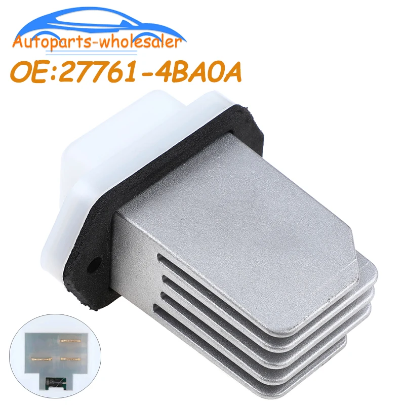 Ventilador de radiador, resistencia del Motor 27761-4BA0A 277614BA0A 27226-70T03 para Nissan Sentra Rogue NV1500 NV2500 Qashqai L4 V6 V8
