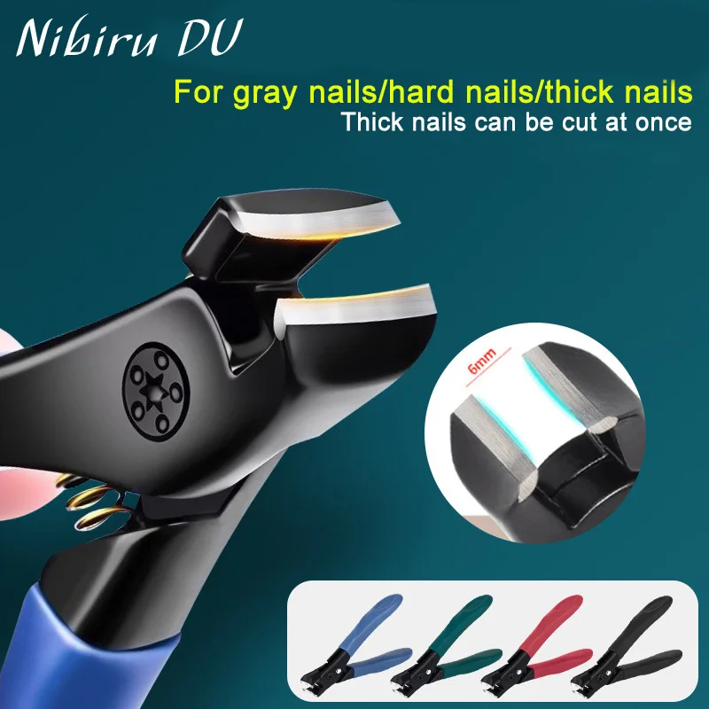 New Nail Toenails Clipper Stainless Steel Sharp Durable Portable Nail Trimmer Thick Nails Household Manicure Clippers Durable