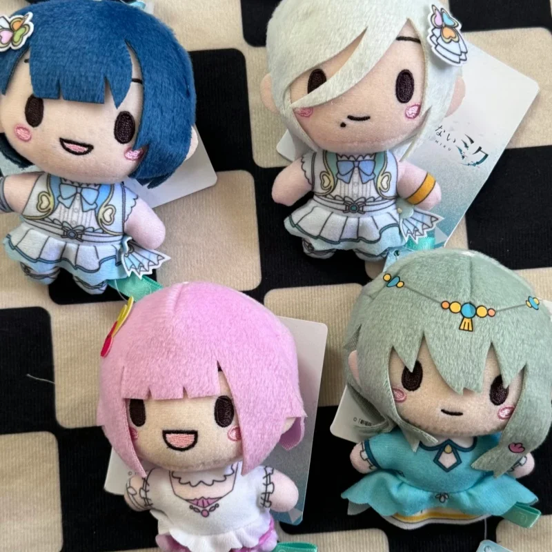 POPO ART Genuine JP Hatsune Miku PJSK Colorful Stage Theater Version Chibi Plush Dolls Anime Collectible Toys For Otaku Fans