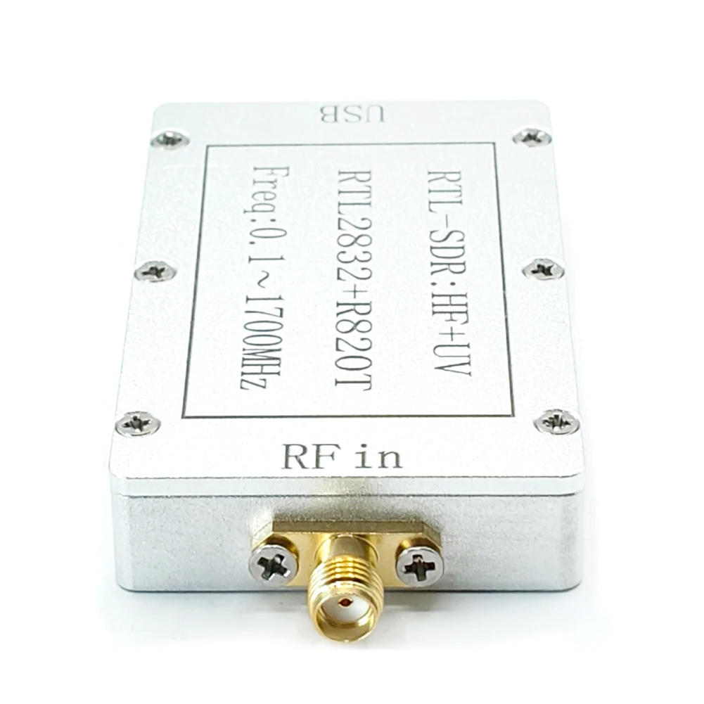 1set RTL Radio Receiver 100kHz-1.7GHz Software-Defined Radio Receiver Full-Band RTL Receiver Main Unit UV Antenna Data Cable Kit