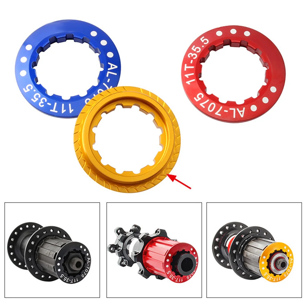 

Aluminum Alloy Flywheel Cover Blue Replacement for Mountain Road Folding Bike Screw Nut Fixed Cover Flywheel Locking Ring