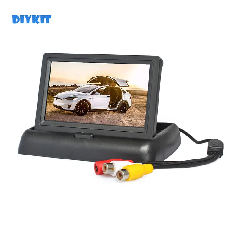 

4,3 дюймовый складной ЖК-монитор TFT DIYKIT для камеры DVD VCR