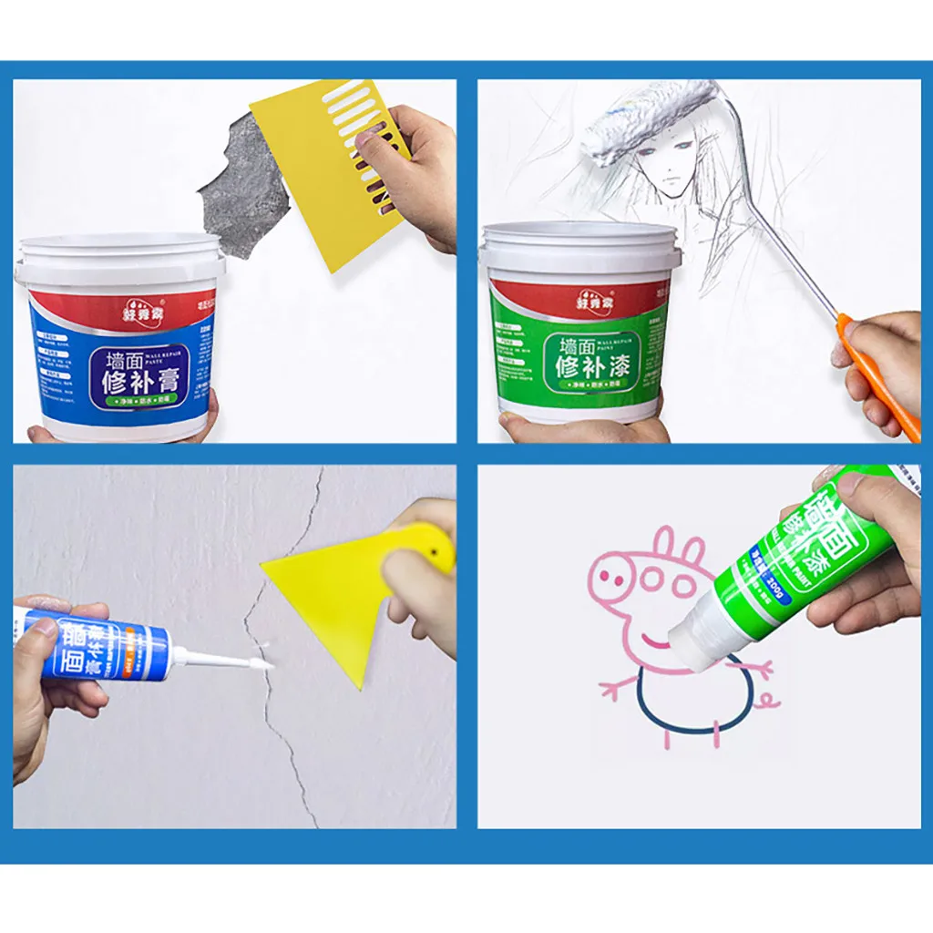 Instant Ready-Mixed Wall Ointment Wall Wall Cracks Premix Stucco Patch Drywall Mud