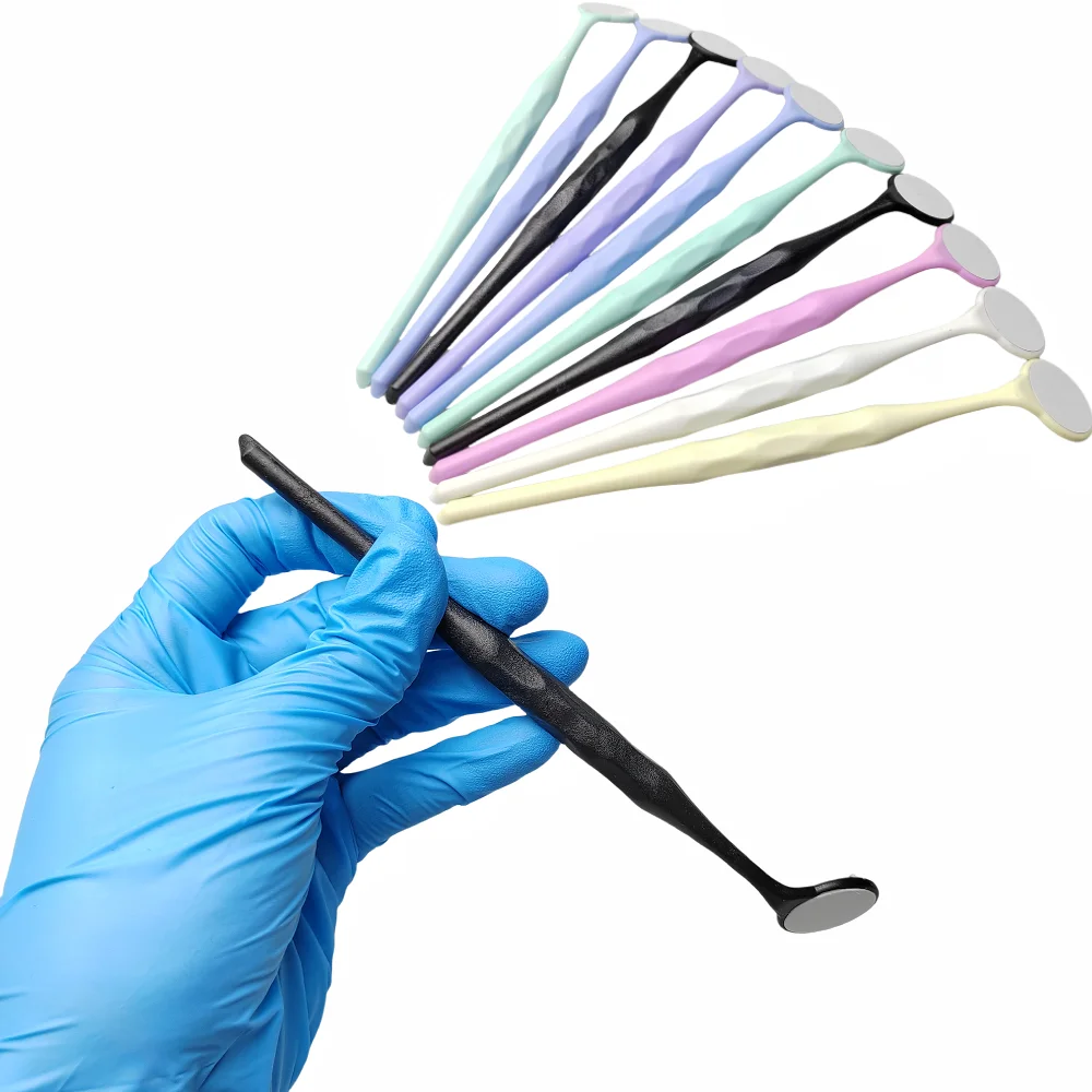 

Набор стоматологических зеркал для рта JUMTOP — автоклавируемые отражатели для экзамена с красочными ручками для отбеливания зубов и внутриротовых экзаменов