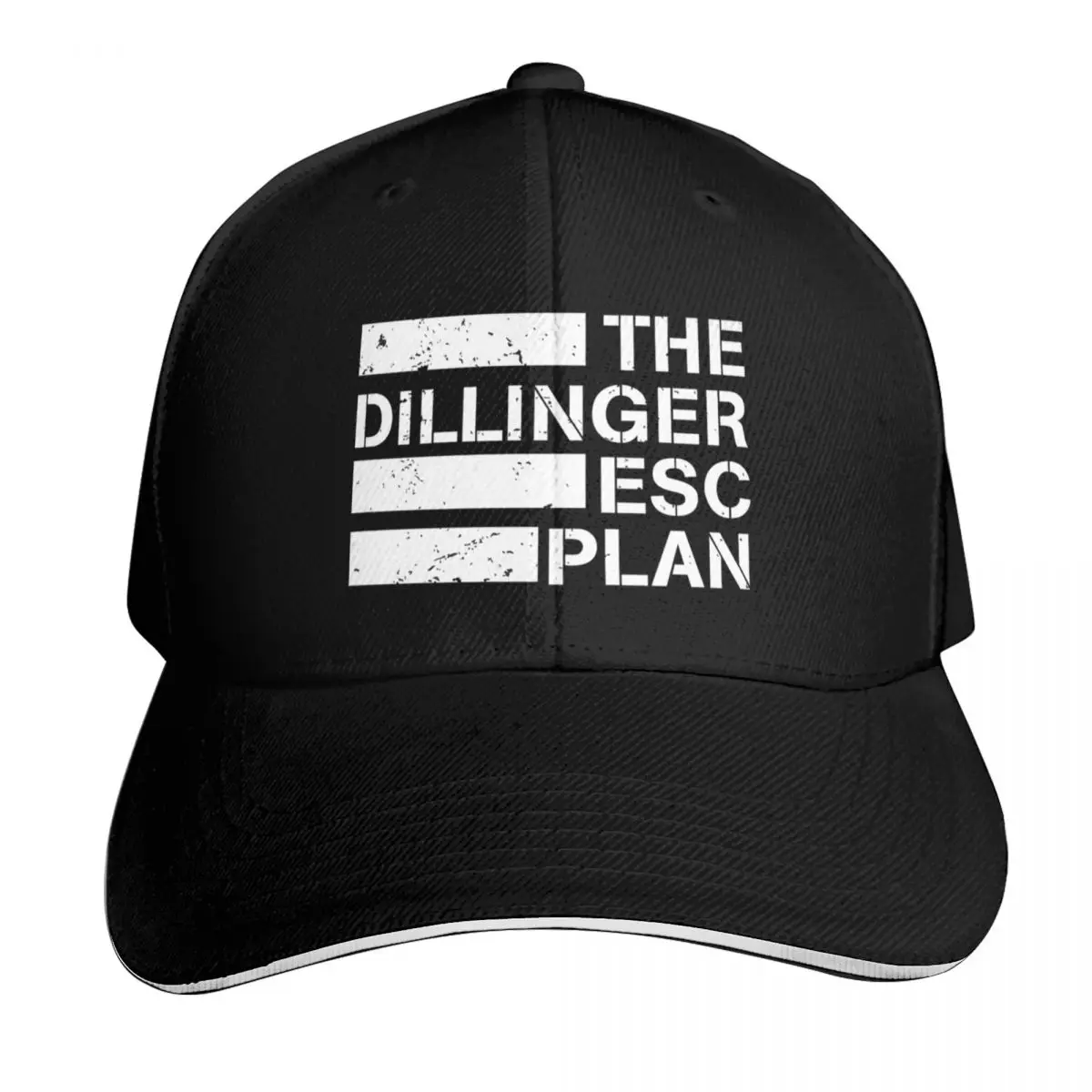 The Dillinger Escape Plan Art Baseball Cap Snapback Flat Bill Strapback Dad Hat Six Panel Structured Crown