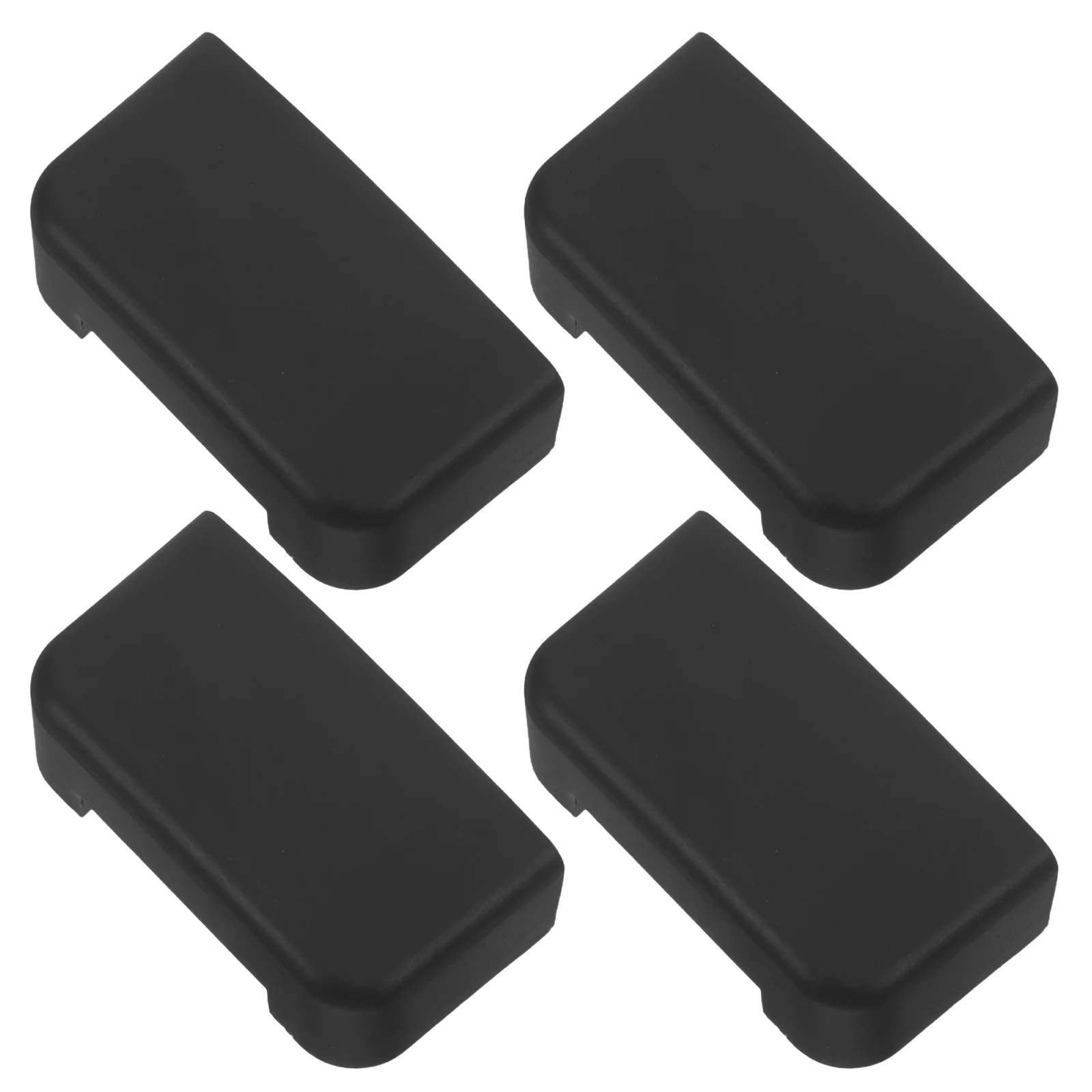 

4Pcs Rear Seat Rail Anti Kick Cover Slide Rail Protector Car Accessory Durable Material Easy Install Custom Fit Design