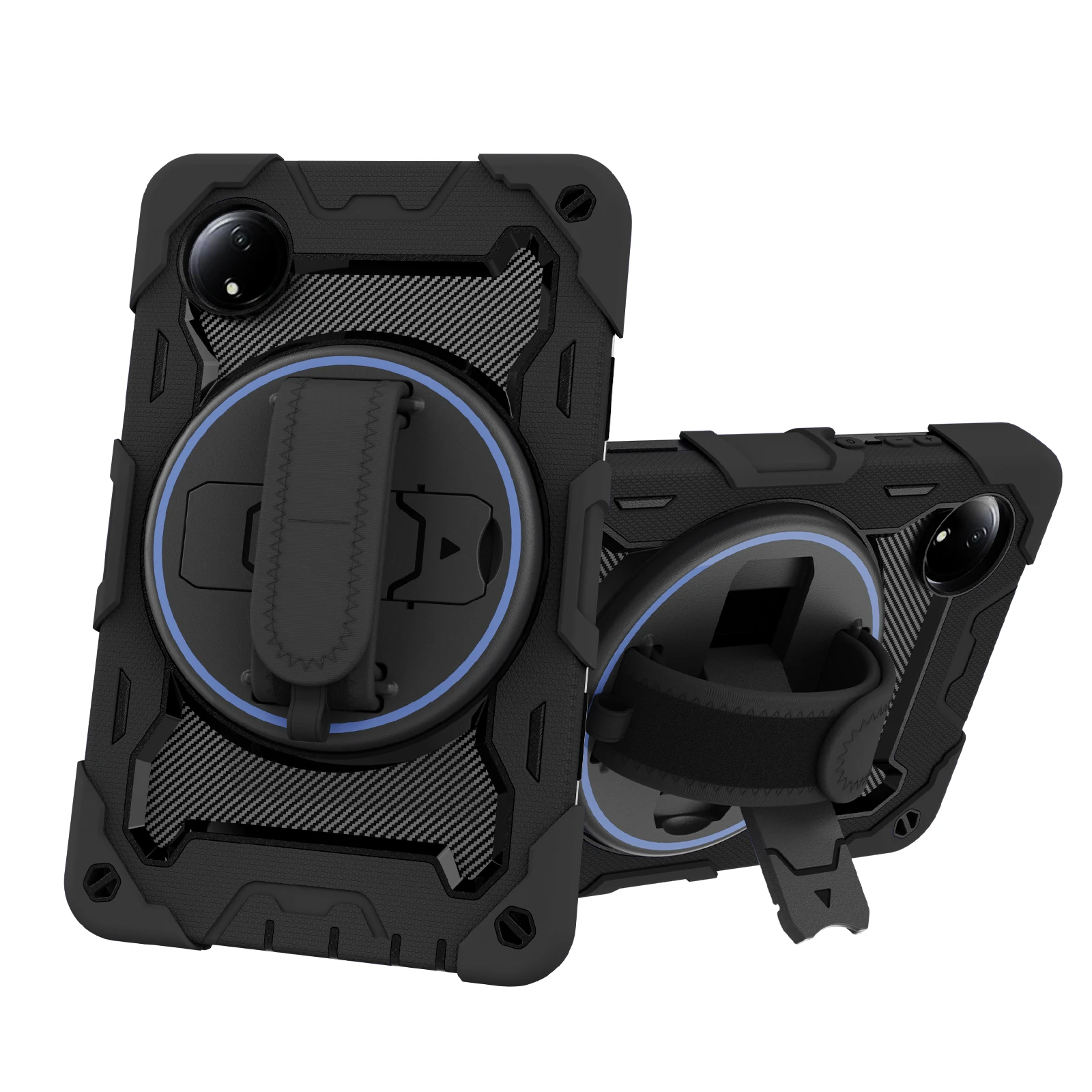 Rotating Armor Kickstand Case For Xiaomi Redmi Pad SE 8.7 2024 Rugged Cover For Redmi Pad SE 4G 8.7