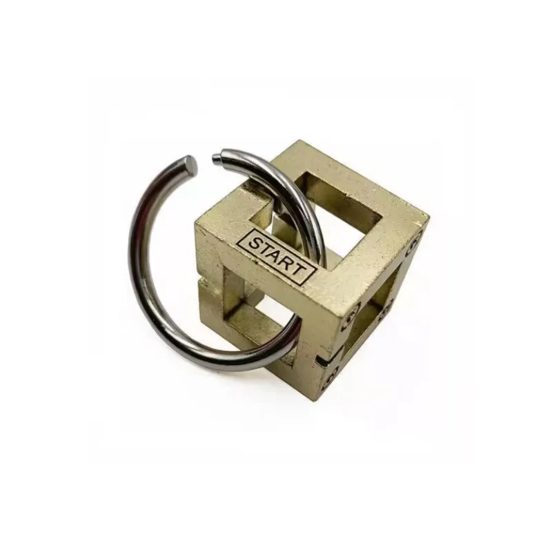 Classic Metal Box Brain Teasers Mind Lock Puzzle Game