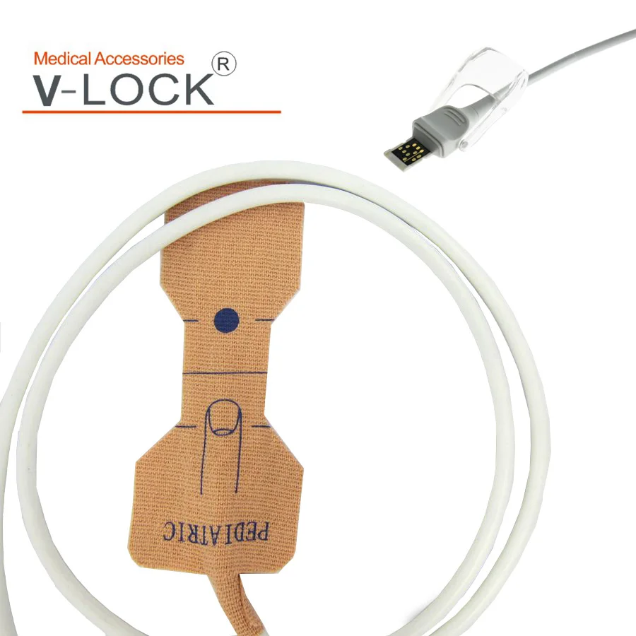 V-LOCK No.0112 High Quality Disposable SPO2 sensor with elastic bandage full sie for Masimo RD set