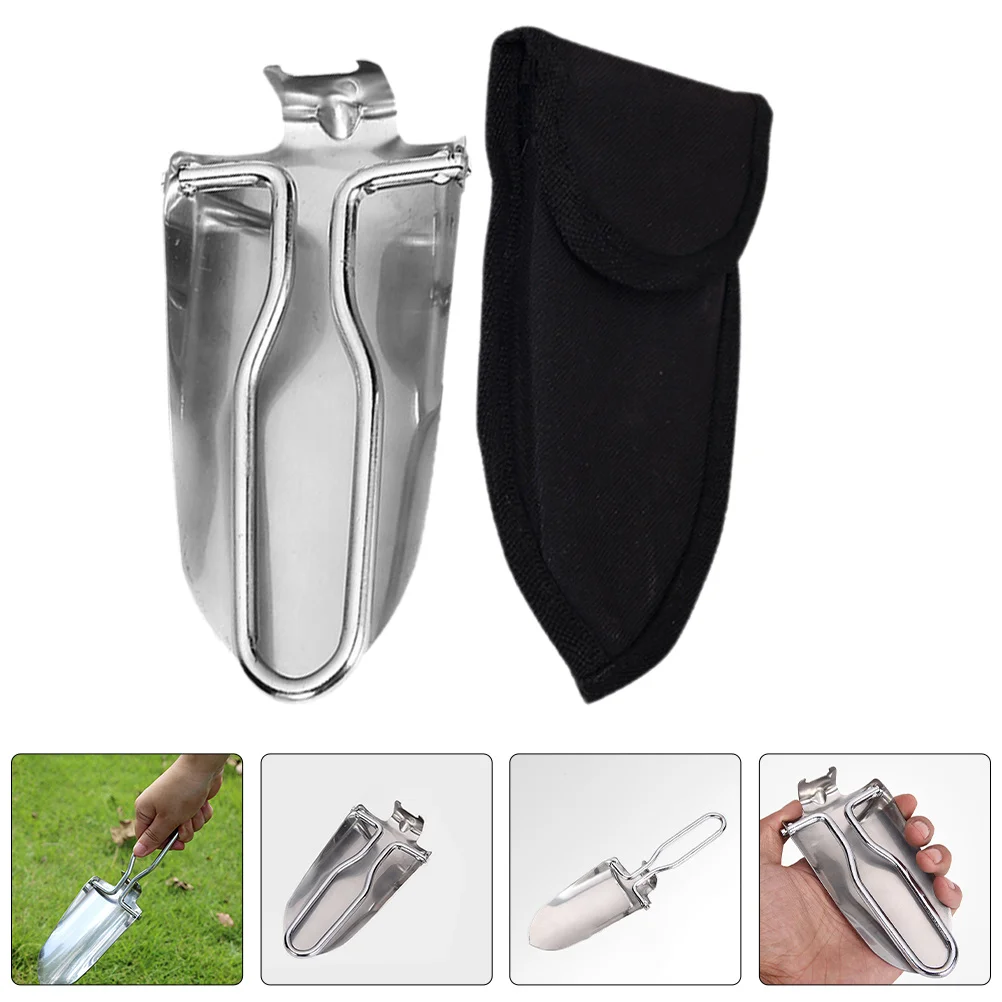 

Portable Folding Shovel Compact Stainless Steel Digging Spade for Camping Trekking Fishing Garden Utility Tool