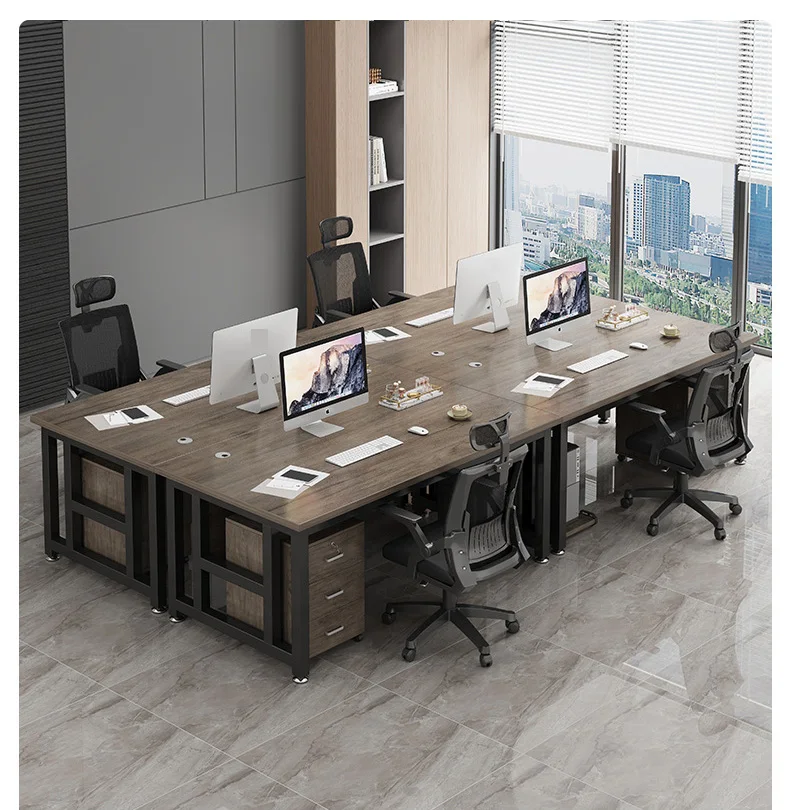 

Современный минималистичный стол идеально подходит для домашнего и компьютера, один стол начальника