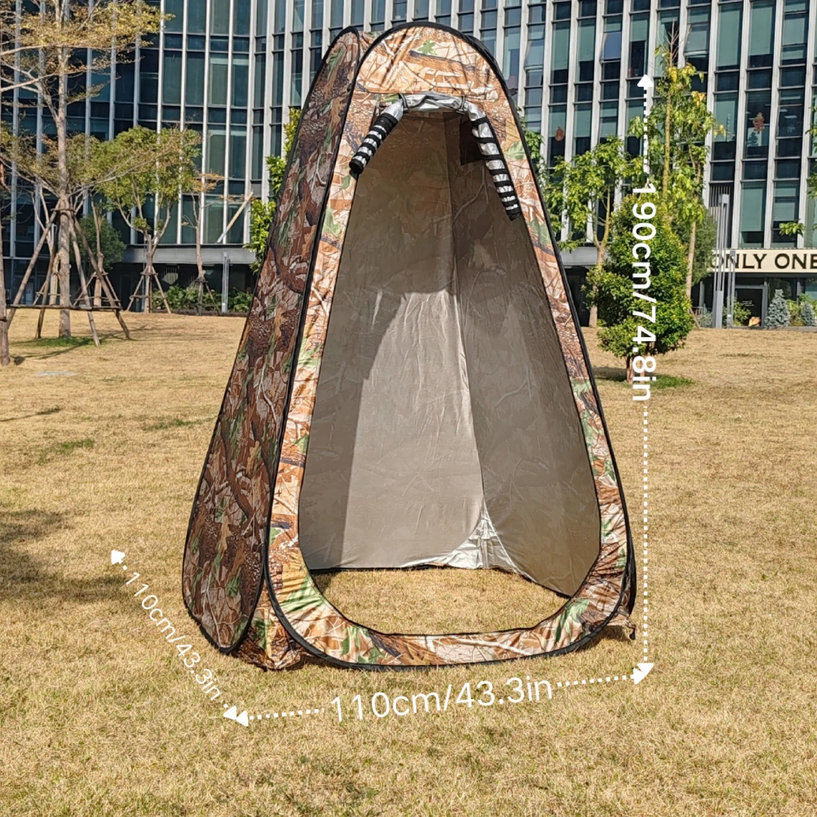 1 Person Shower Tent for RV Owners Van Lifers, Pop Up Privacy Shelter, Portable Foldable Changing Tent