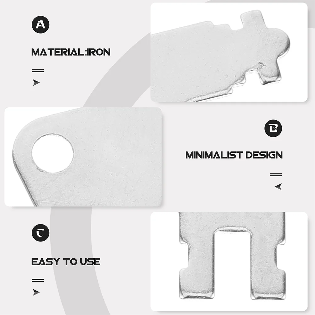 5pcs Toilet Paper Dispenser Key Replacement Heavy Duty Iron Tissue Lock Key For Public Restrooms Schools Compatible With Georgia