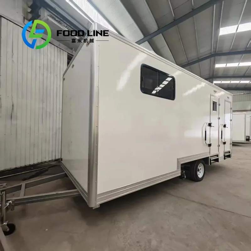 Portable Office Trailer Commercial Mobile Office Insulated Wall Thermal Protection Layer Mining Camp Field Office Direct Sale